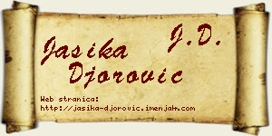 Jasika Đorović vizit kartica
